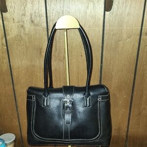 Black Leathet Shoulder Bag